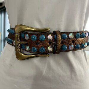 Guess rhinestone belt